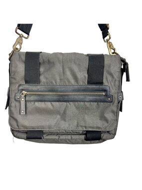 Calvin Klein Jeans grey green black crossbody messenger laptop shoulder bag